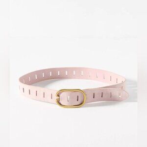 NWT  Size XS - ANTHROPOLOGIE Adjustable Notch Belt Pale Pink (end to end 37.5")